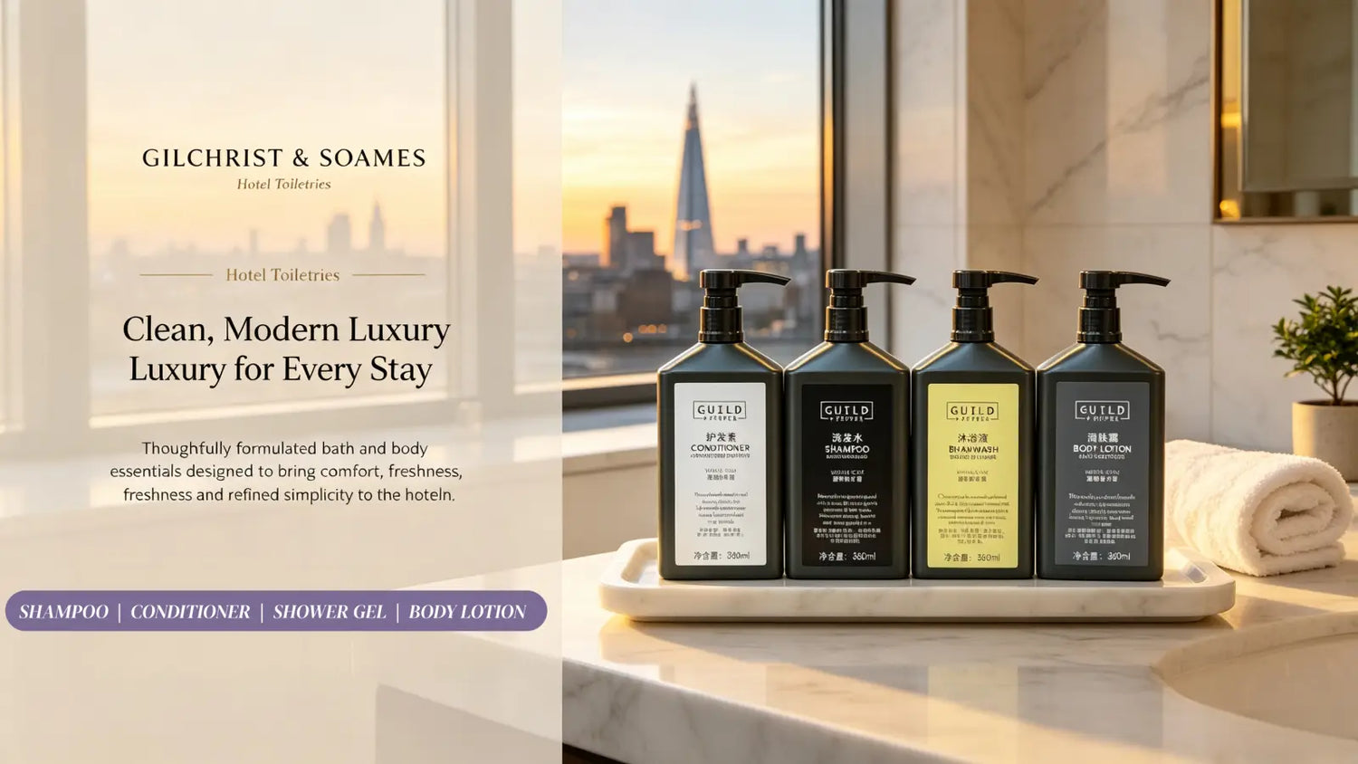 GILCHRIST &amp; SOAMES Toiletries