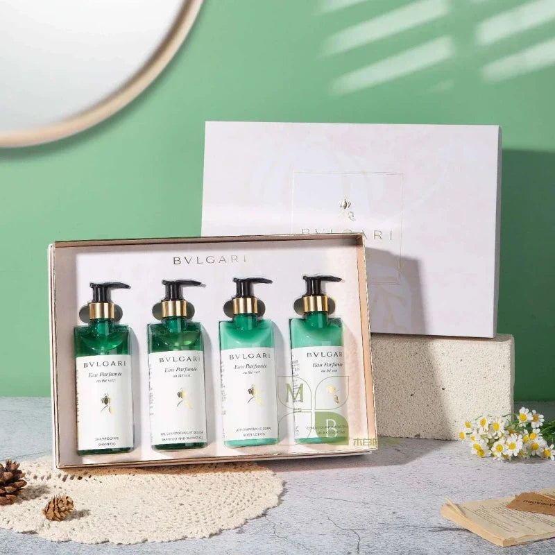 BVLGARI Hair &amp; Body Set Green Tea 300ML Each