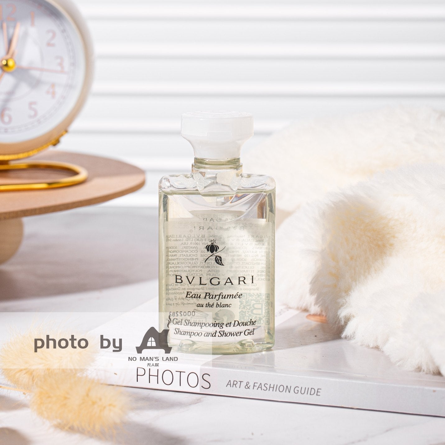 BVLGARI Shampoo &amp; Conditioner &amp; Shower Gel &amp; Body Lotion Bundle White Tea 40ML Each
