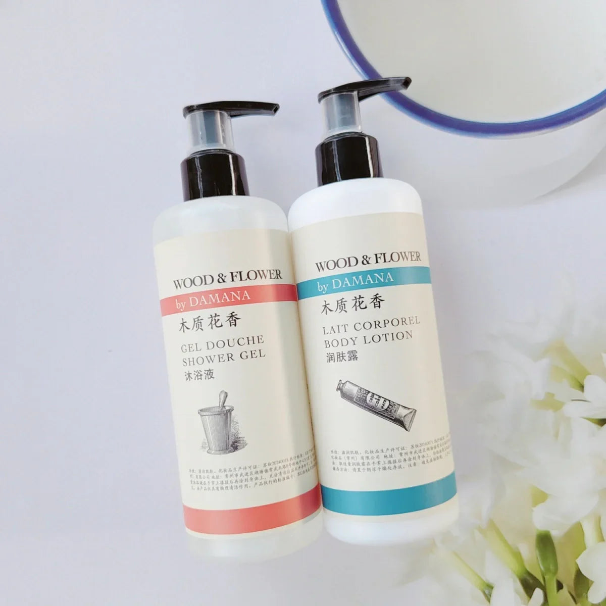 Empark Grand Hotel Shampoo or Conditioner or Shower Gel or Body Lotion or Hand Wash 300ML | DAMANA WOOD FLOWER