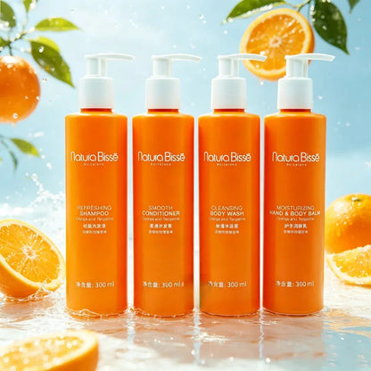 Natura Bisse Shampoo or Shower Gel or Conditioner or Body Lotion or Hand Wash Orange Scent 300ML