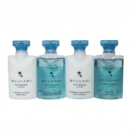 Bvlgari Eau Parfumee Blue Tea Shampoo &amp; Conditioner &amp; Body Lotion &amp; Shower Gel 40ml